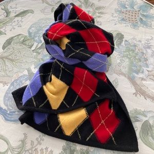 Sonia Rykiel Wool Argyle Scarf